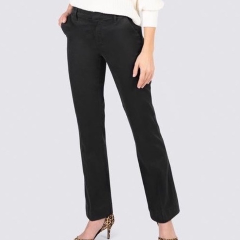 NWT Lila Ryan The Jenalyn Bootcut Trouser Pants in Black